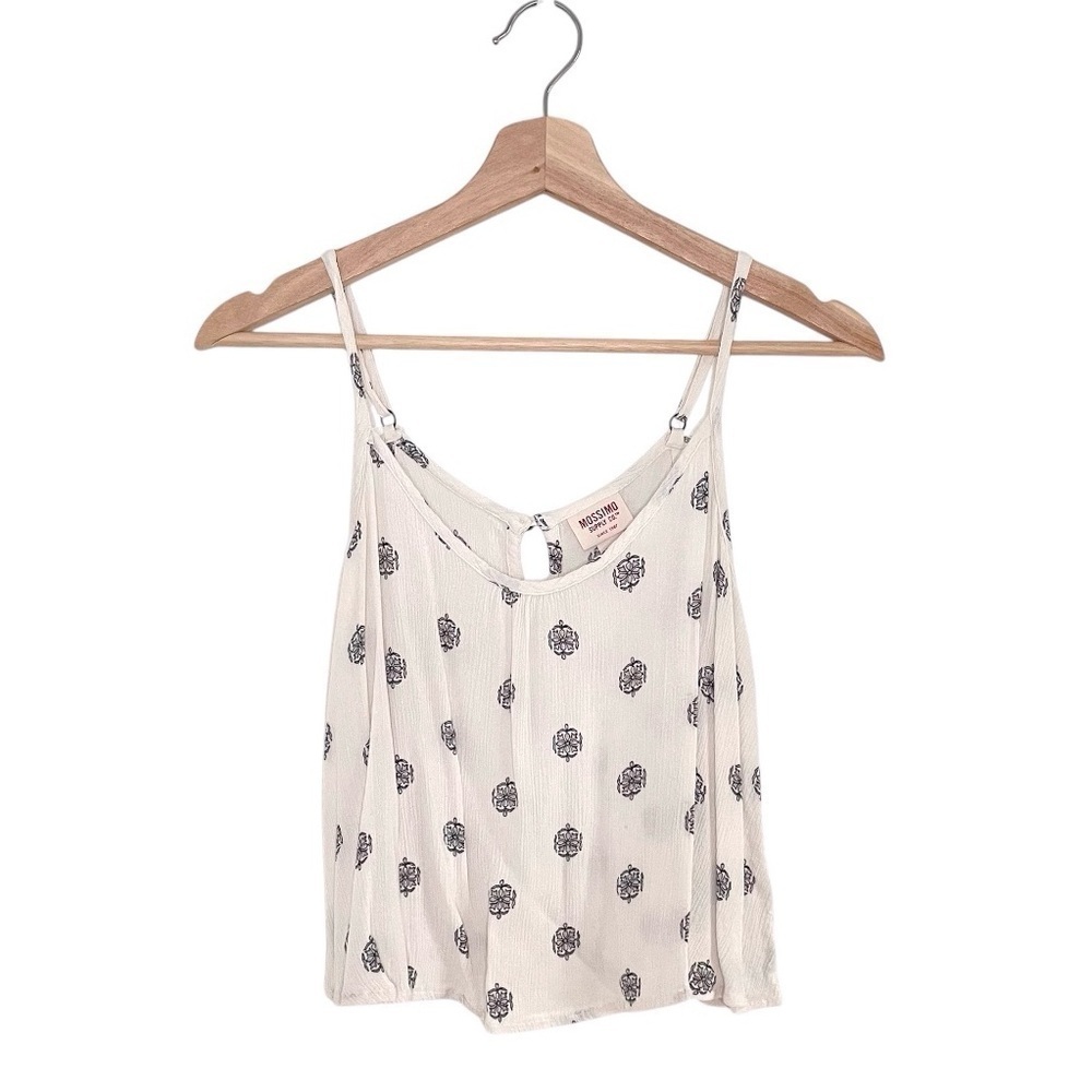 Mossimo Supply Co. Boho Swingy Cropped Tank Top Small